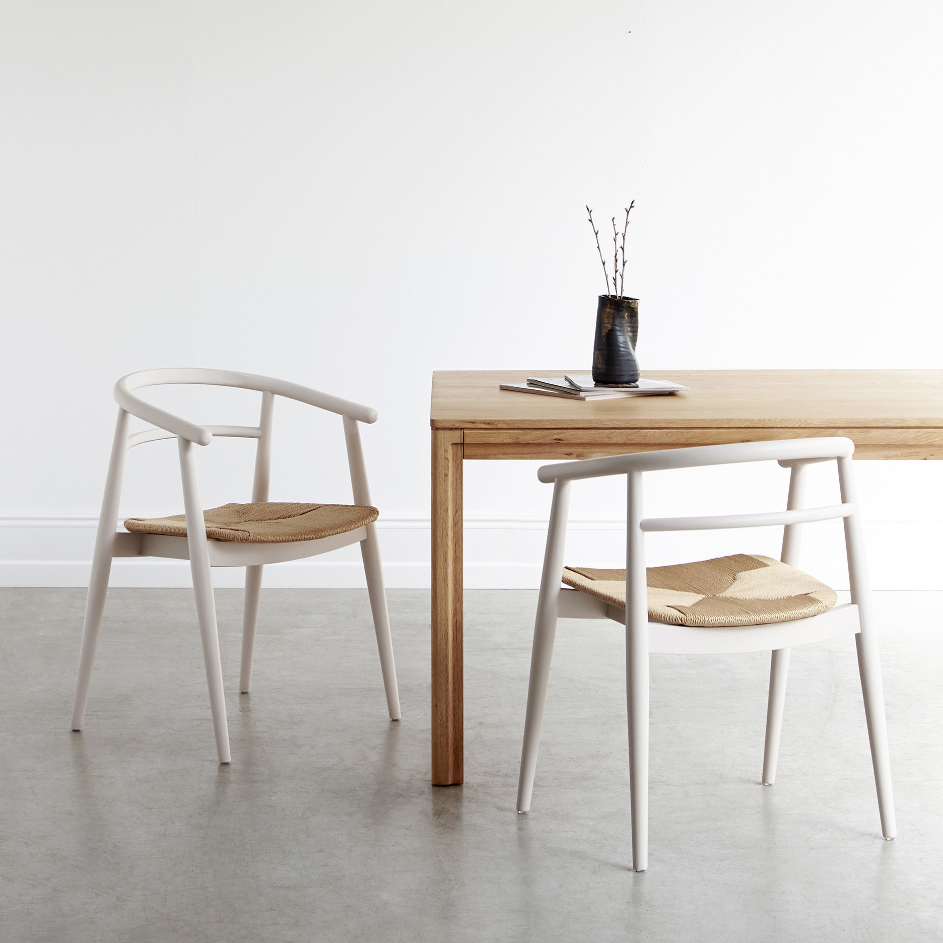 Søndervig spisebordsstol - Off-white